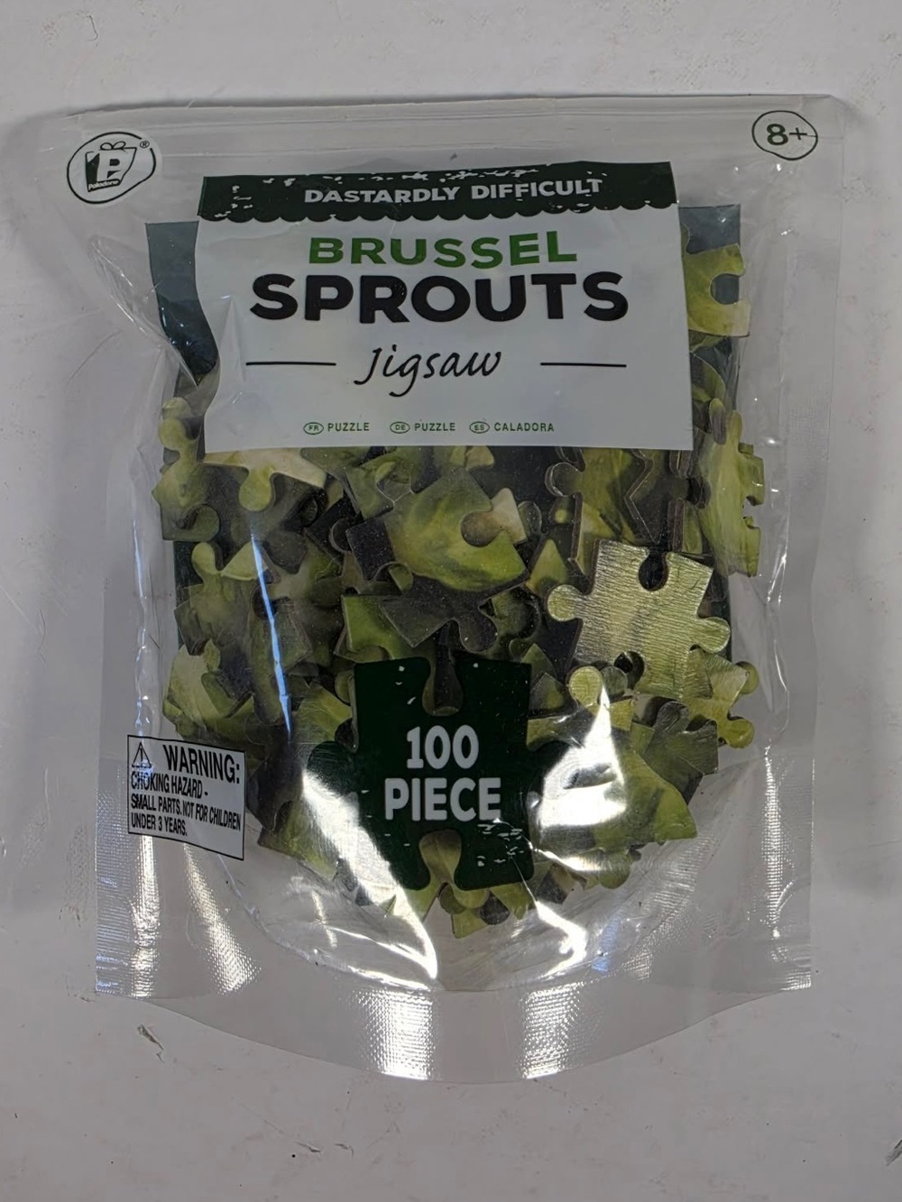 Paladone Brussel Sprouts Jigsaw 100 Piece Dastardly Difficult New 8+